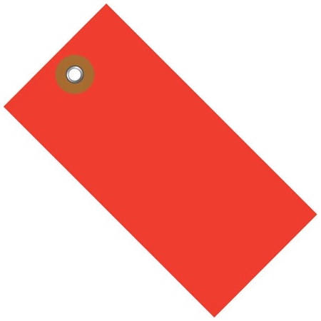 Bsc Preferred 3 1/4 x 1 5/8'' Red Tyvek Shipping Tag, 100PK BUY00015465